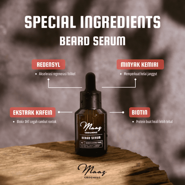 Maaz Growth Beard Serum - Featuredproductbeardserum2Ingredient -