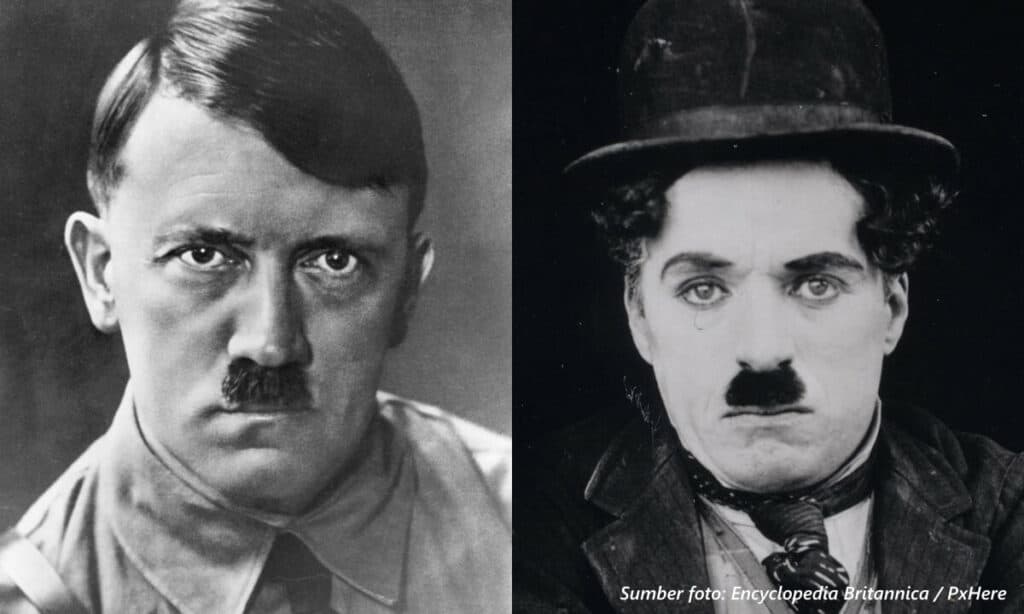 Model Kumis Kotak Hitler Charlie Chaplin